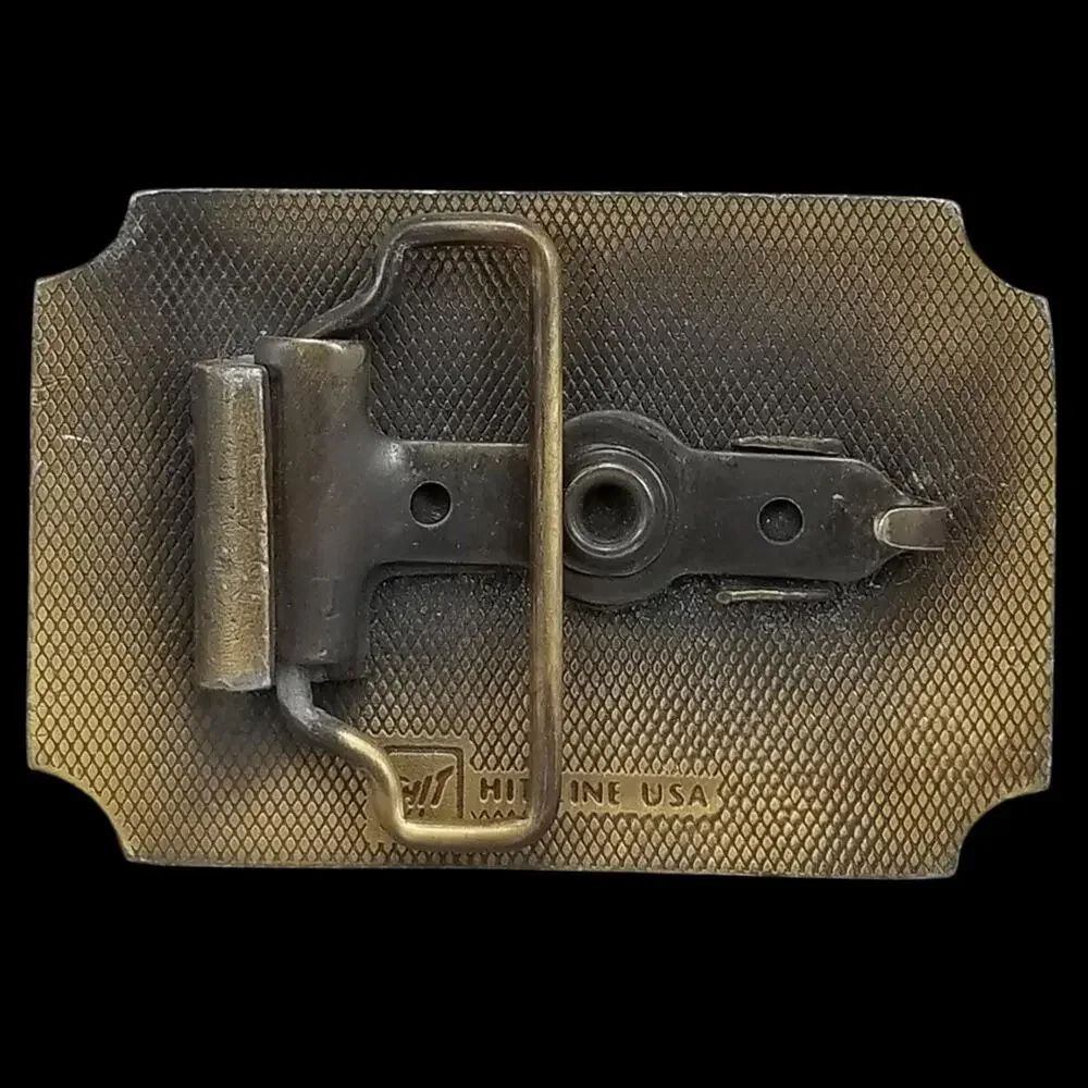 Vintage Belt Buckle Gib.Son Gibson Cementing Co. Kilgore‎ Texas Hit Line USA